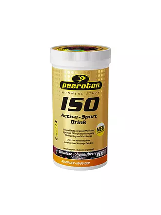 PEEROTON | Isotonisches Getränkepulver Iso Active Schwarze Johannisbeere 300g | 
